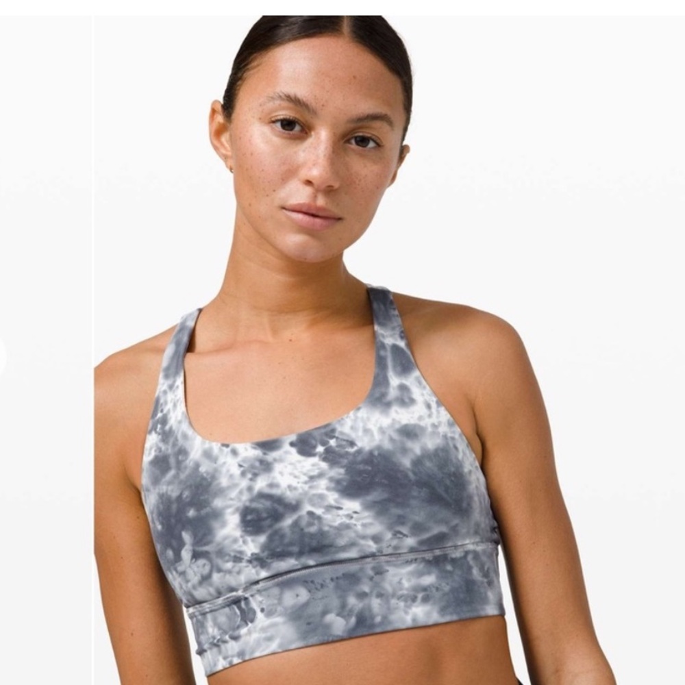 lululemon Tie Dye Energy Sports Bra Long Line